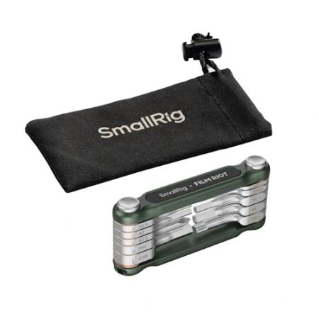 SmallRig 4814 x FILM RIOT - zestaw kluczy składanych, 10 w 1, z możliwością ustawienia pod różnymi kątami, zielony_4